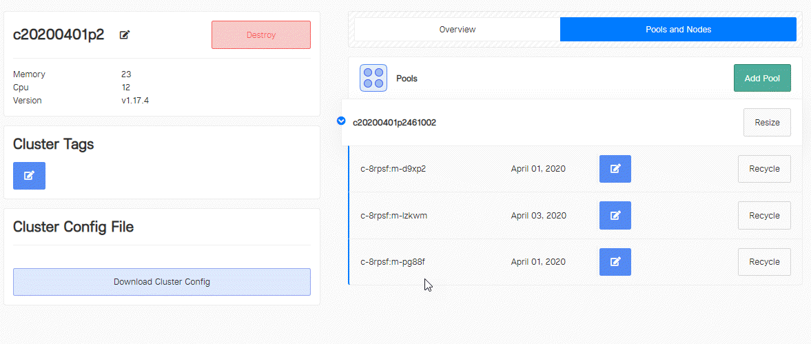 screenshot of Xelon HQ